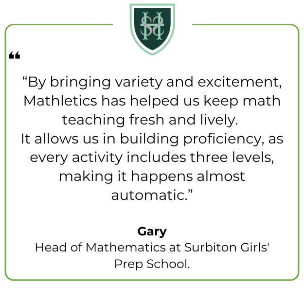 3PL Mathletics Testimonial Surbiton Prep School
